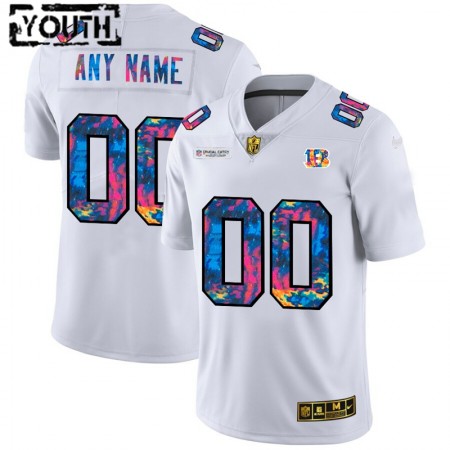 Cincinnati Bengals Tröjor Custom Nike 2020 Flerfärgad Vit - Barn Cincinnati Bengals Tröjor Custom Nike 2020 Flerfärgad Vit - Barn